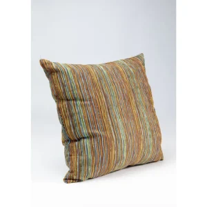 KARE Design Almofada Colorful Stripes Brown 60X60cm New