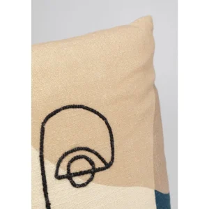 KARE Design Almofada Face Art Multi 50x50 cm Hot