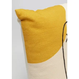 KARE Design Almofada Face Art Multi 50x50 cm Hot