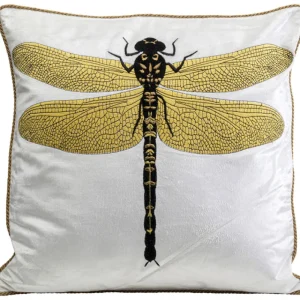 KARE Design Almofada Glitter Dragonfly branco 40x40cm Sale