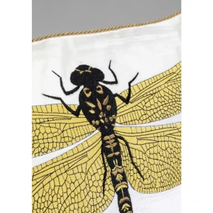 KARE Design Almofada Glitter Dragonfly branco 40x40cm Sale