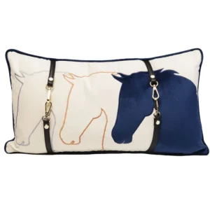 KARE Design Almofada Horsefaces 28x50cm Hot