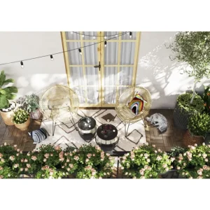 KARE Design Almofada Lava Cinza 45x45cm Sale