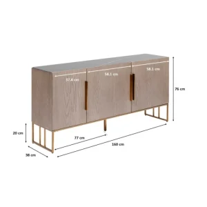 KARE Design Aparador Cesaro 160x76 cm Sale