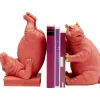 KARE Design Aparador de Livros Hippo Pink (conjunto de 2) Fashion
