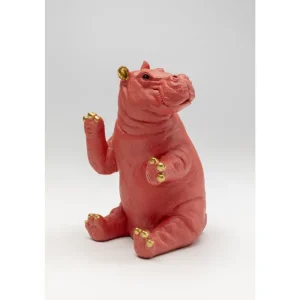 KARE Design Aparador de Livros Hippo Pink (conjunto de 2) Fashion