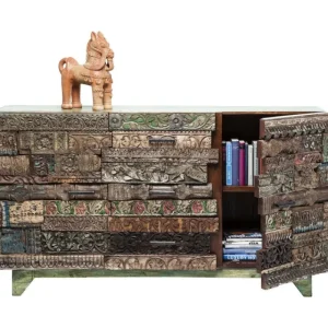 KARE Design Aparador Shanti Surprise Puzzle 2 porta 3 gav. Discount