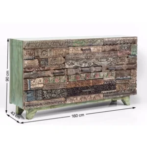 KARE Design Aparador Shanti Surprise Puzzle 2 porta 3 gav. Discount