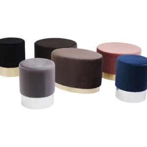 KARE Design Banco Cherry Cinzento claro /Prateado Ø35cm Sale