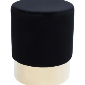 KARE Design Banco Cherry Preto/Dourado Ø35cm Discount