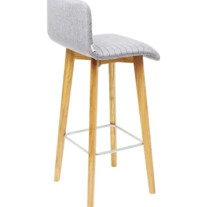 KARE Design Banco de Bar LARA Cinzento Hot