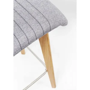 KARE Design Banco de Bar LARA Cinzento Hot