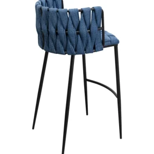 KARE Design Banco de bar Saluti Azul 77cm Online