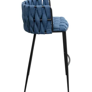 KARE Design Banco de bar Saluti Azul 77cm Online