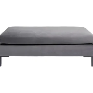 KARE Design Banco Gianni Velvet Grey Black Hot