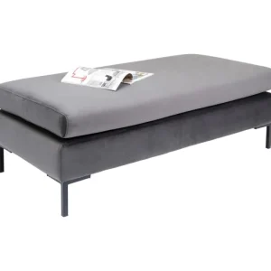 KARE Design Banco Gianni Velvet Grey Black Hot