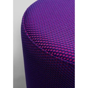 KARE Design Banco Jody violeta e rosa Mesh preto Ø35cm Online