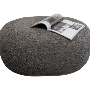 KARE Design Banco Pebble boucle Cinzento Outlet