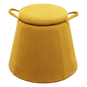 KARE Design Banco Thimble amarelo Fashion