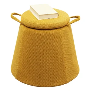 KARE Design Banco Thimble amarelo Fashion
