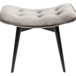 KARE Design Banco Vicky em veludo Cinzento Sale