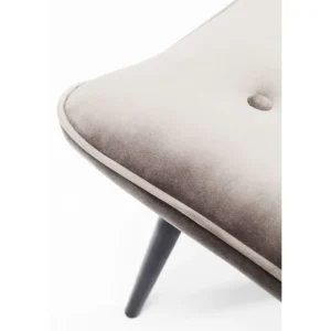 KARE Design Banco Vicky em veludo Cinzento Sale