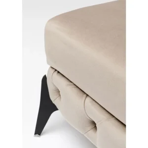 KARE Design banco-bellissima-veludo-taupe-80cm New