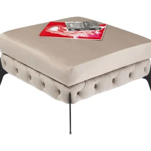 KARE Design banco-bellissima-veludo-taupe-80cm New