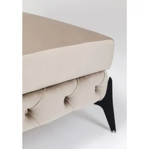 KARE Design banco-bellissima-veludo-taupe-80cm New