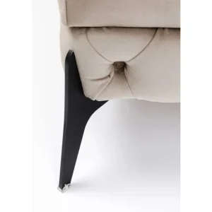 KARE Design banco-bellissima-veludo-taupe-80cm New