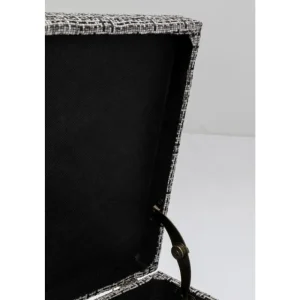 KARE Design Banqueta com Arrumação Buttons B&W Clearance