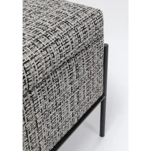 KARE Design Banqueta com Arrumação Buttons B&W Clearance