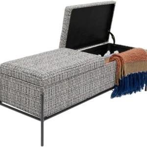 KARE Design Banqueta com Arrumação Buttons B&W Clearance