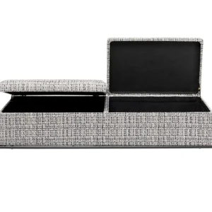 KARE Design Banqueta com Arrumação Buttons B&W Clearance