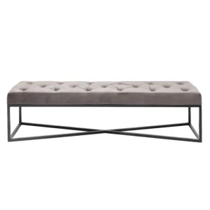 KARE Design Banqueta Crossover Cinzento/Preto 150x40cm Discount