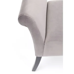 KARE Design Banqueta Motley em veludo Prateado/Cinzento Hot