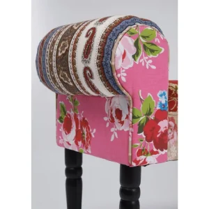 KARE Design Banqueta Wing Patchwork vermelha Clearance