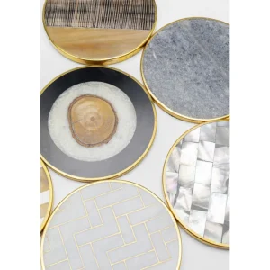 KARE Design Base para copos Nature (conj.6) Best