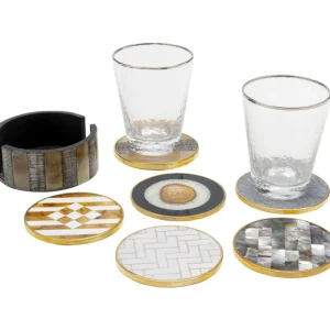 KARE Design Base para copos Nature (conj.6) Best