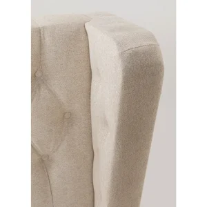 KARE Design Cabeceira da Cama Benito Moon creme 160x200cm Outlet