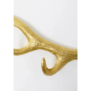 KARE Design Cabide Antler dourado 35 cm Fashion