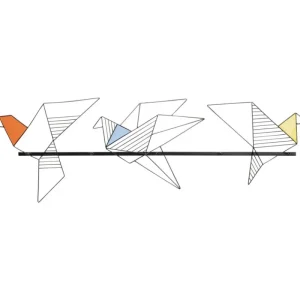 KARE Design Cabide de parede Origami Bird 114cm Best