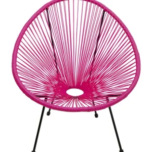 KARE Design Cadeira Acapulco Rosa Hot