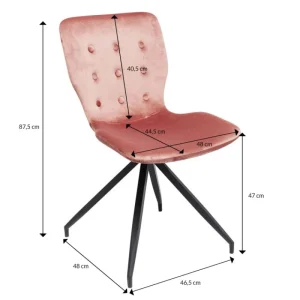 KARE Design Cadeira Butterfly Rosa Best