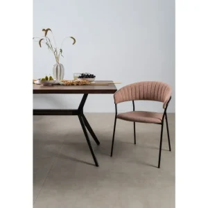 KARE Design Cadeira com apoio de braço Belle Rosa (Conjunto de 2) Outlet