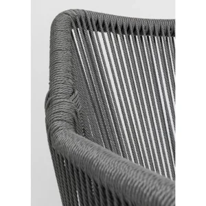 KARE Design Cadeira com apoio de braço Wave Grey New