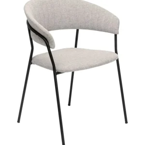 KARE Design Cadeira com apoio de braço Belle Bege (Conjunto de 2) New