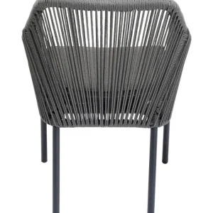 KARE Design Cadeira com apoio de braço Wave Grey New