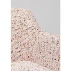 KARE Design Cadeira com braços Bess Beige Flitter Clearance