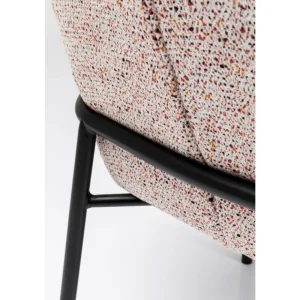 KARE Design Cadeira com braços Bess Beige Flitter Clearance